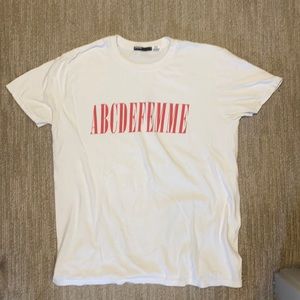 ‼️SOLD‼️Urban Outfitters ABCDEFEMME T Shirt